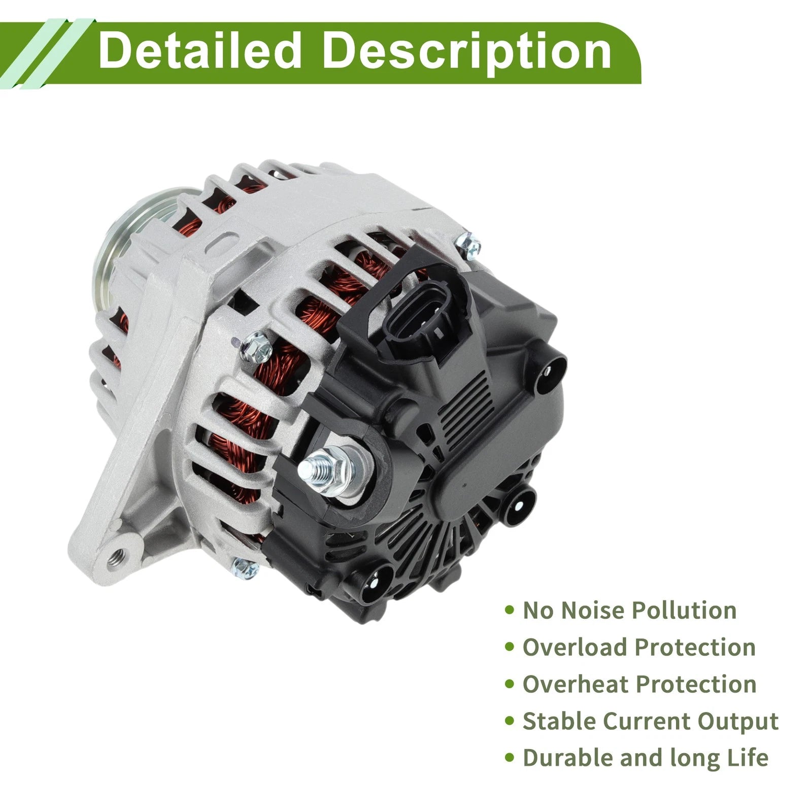 Alternator Replacement for Hyundai Elantra 2011–2017 90A 12V
