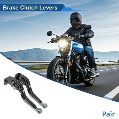 Short Long Brake Clutch Levers for Suzuki GSX-S1000/F/S/ABS (2015–2020) Black Titanium