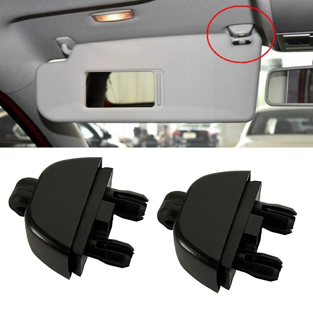 2X Sun Visor Bracket Clip for Audi VW (1S0857561Y20, 6RD857561Y20)