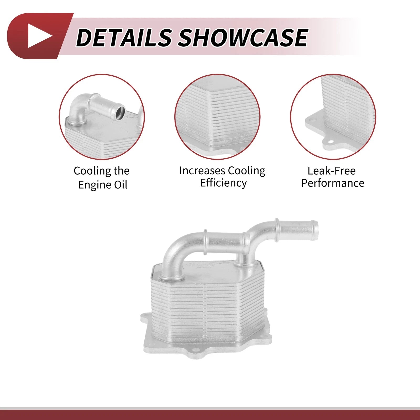 Engine Oil Cooler for Ford Edge (2007–2009) V6 3.5L No. 7T4E6A642DA