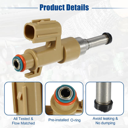 8PCS Fuel Injector Nozzle Replacement for Toyota Tundra 4.6L 5.7L (2010–2019)