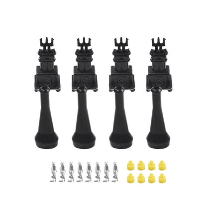 24x 2 Pin AMP Tyco Auto Fuel Injector Connector for