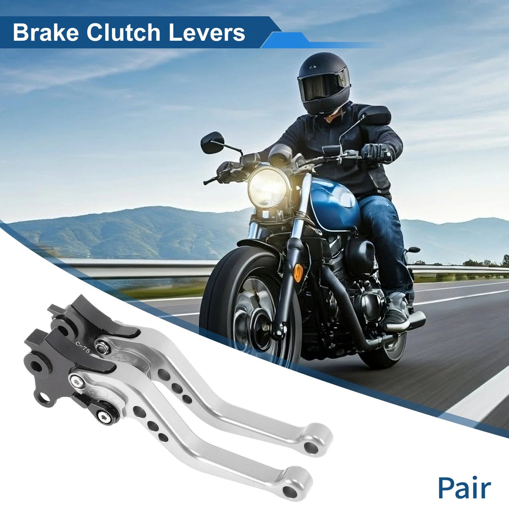Adjustable Brake Clutch Levers for BMW R Nine T (2014–2016) Silver Tone