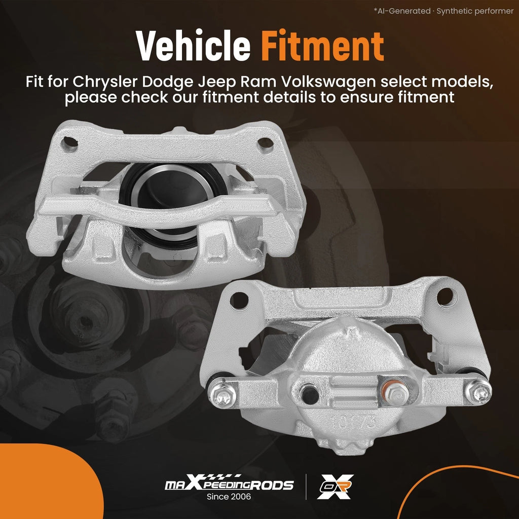 Disc Brake Caliper Kit for Ram C/V (2012) - Front Left Right w/Bracket