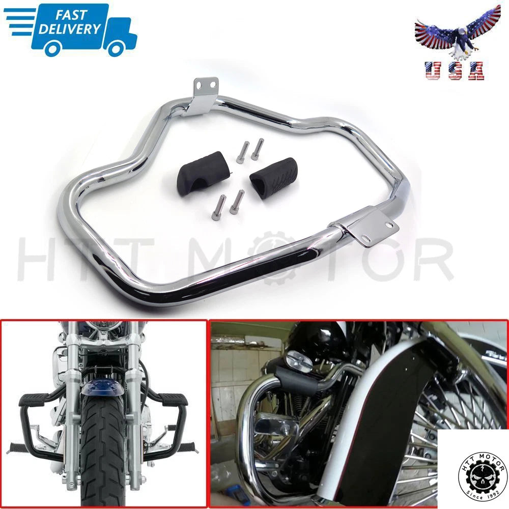 Front Engine Guard for Harley Sportster SuperLow XL883L (2004–Present) Chrome