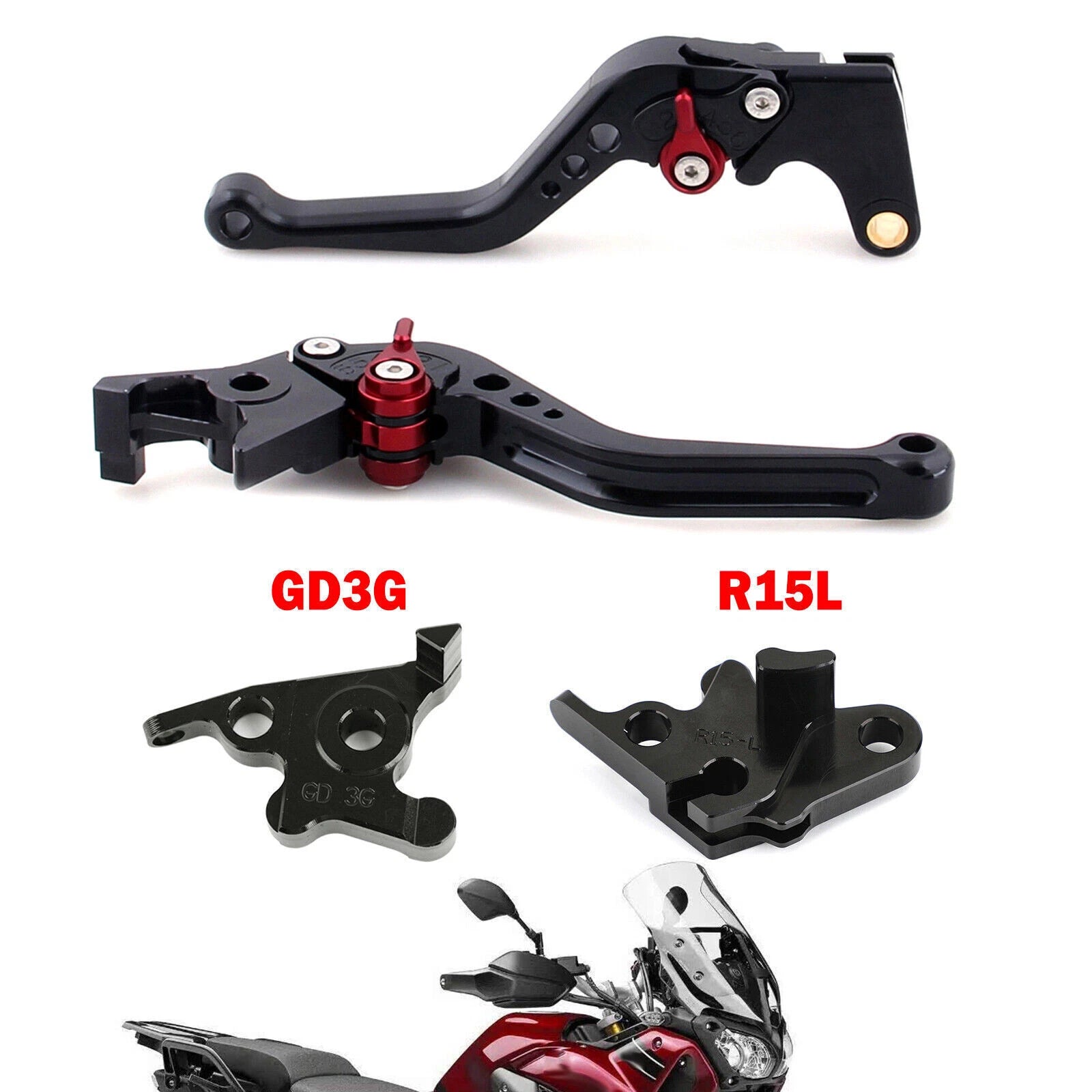 Short Clutch Brake Lever for Yamaha MT125 (2014–2019) T9