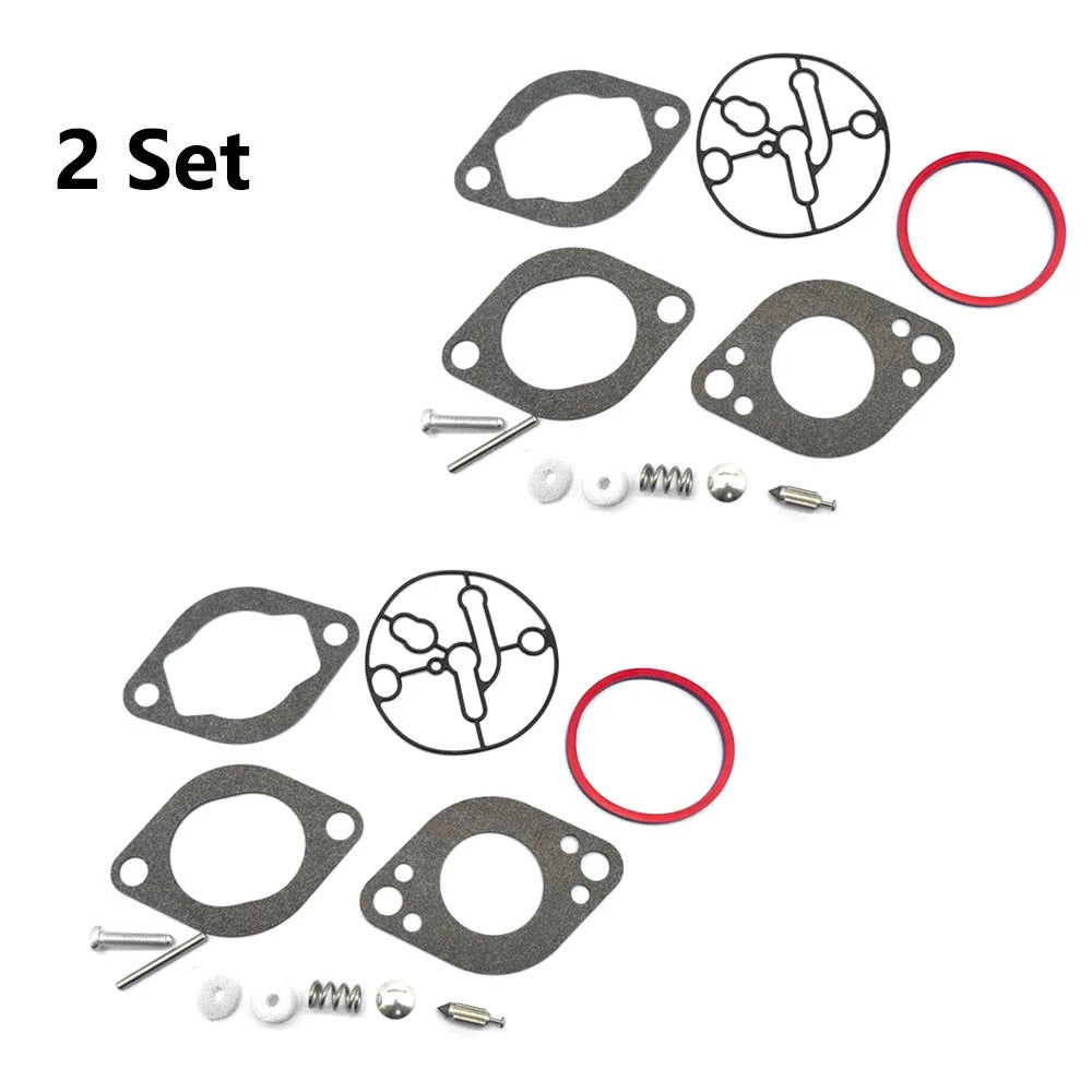 Set of 2 Carburetor Repair Kits for Briggs & Stratton Lawn Mowers (696146, 696147)