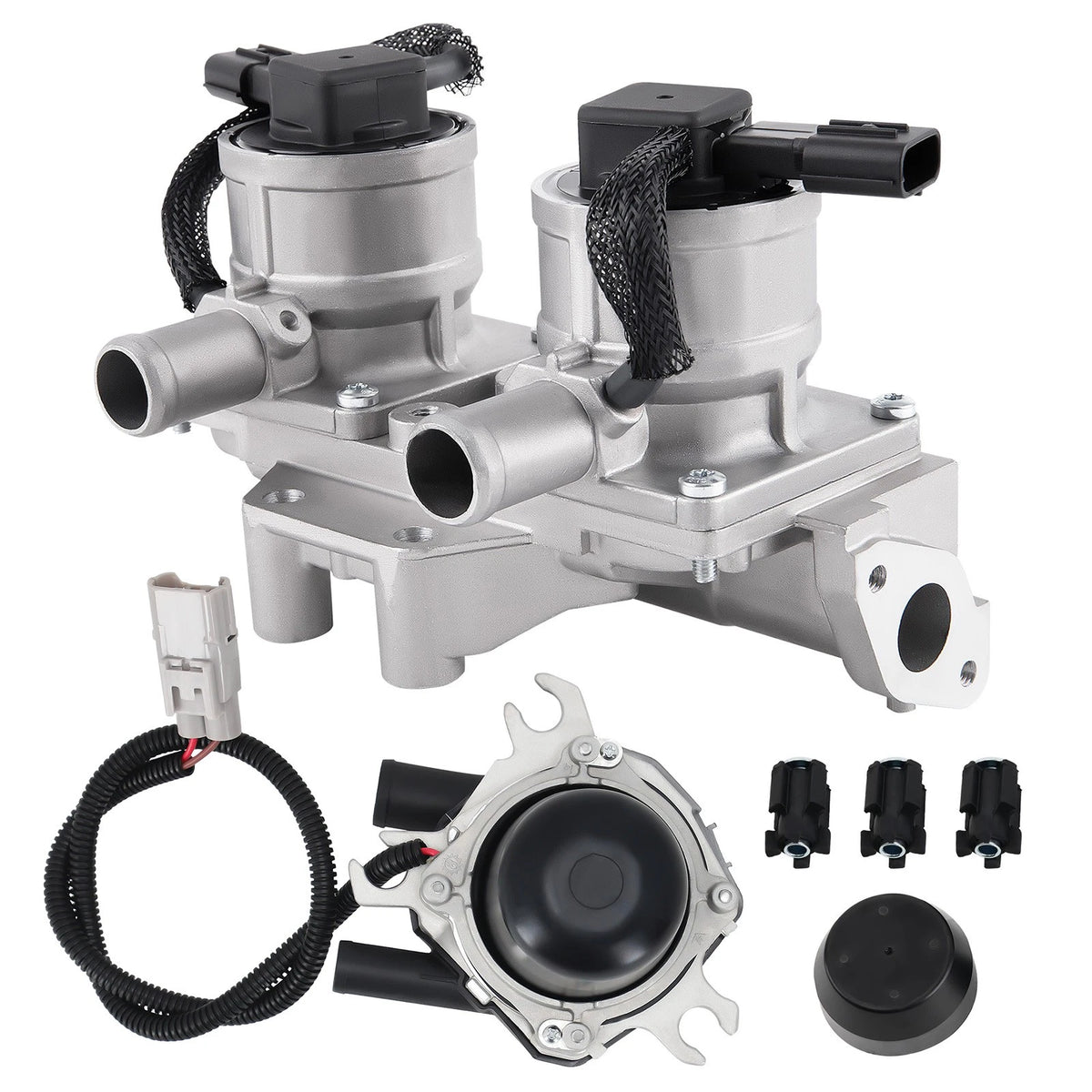 2Pcs Secondary Injection Air Pump & Check Valve for Toyota Sequoia (2001–2007) 176100S010