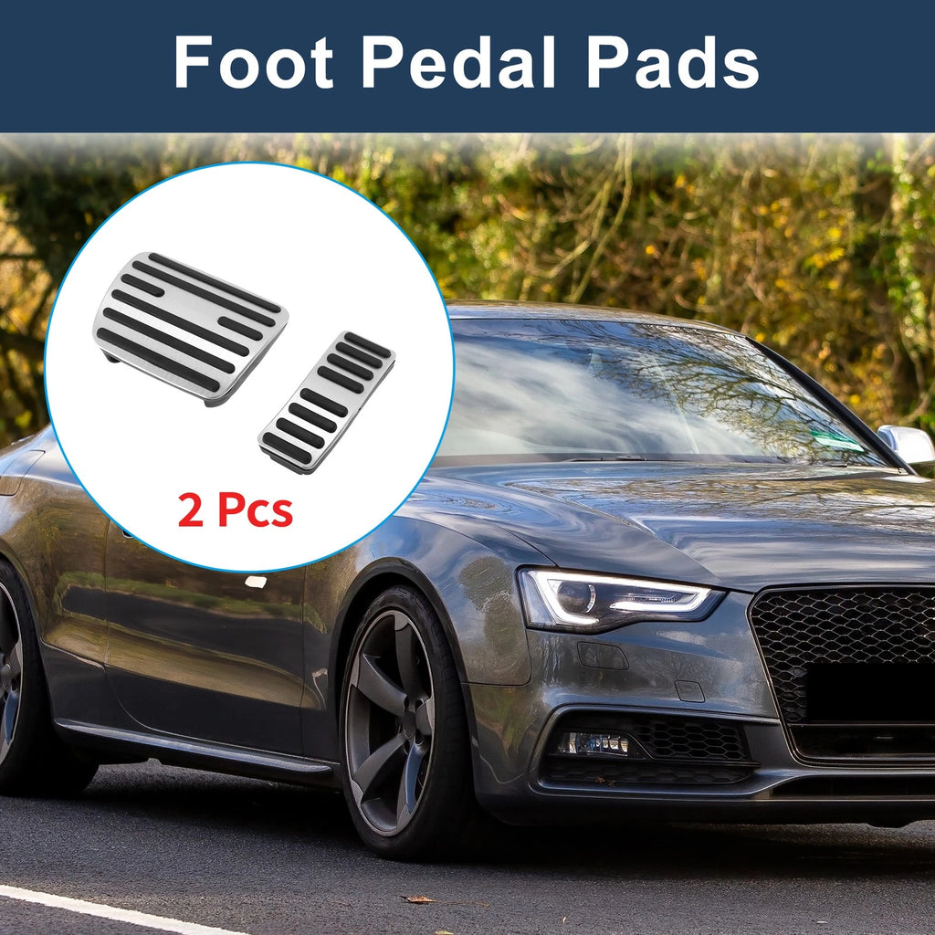 2 Pcs Automatic Foot Accelerator Pedal Covers for Audi A4 A5 A6 Q5 (2014–2020)