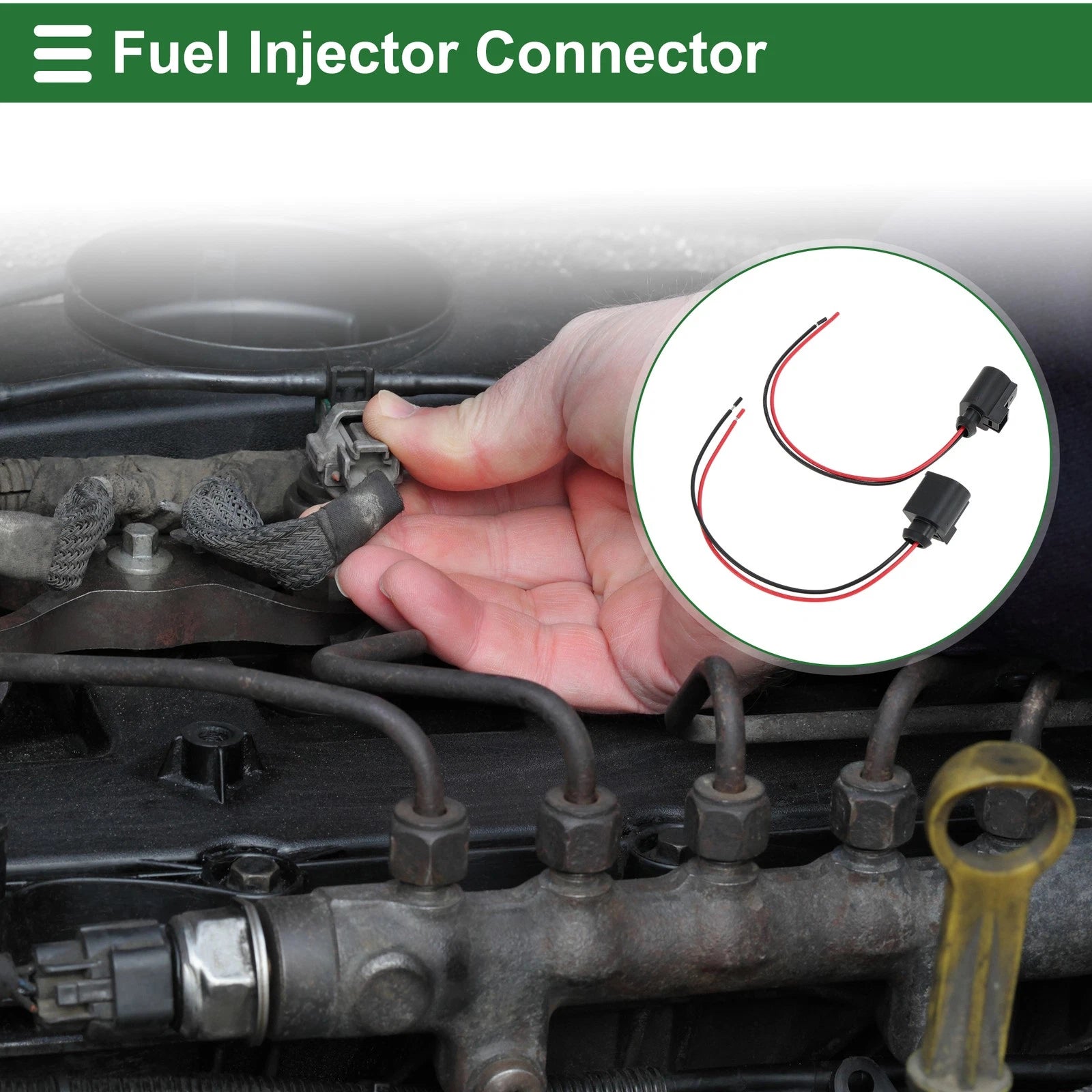 Fuel Injector Connector Wiring Harness for Audi Q7 (2007–2013)