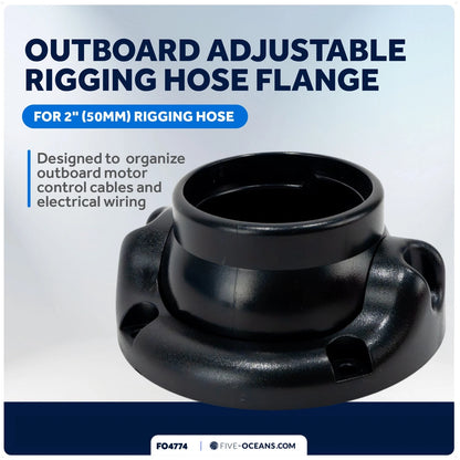 Adjustable Rigging Hose Flange for Outboard (2" Hose) - FO4774