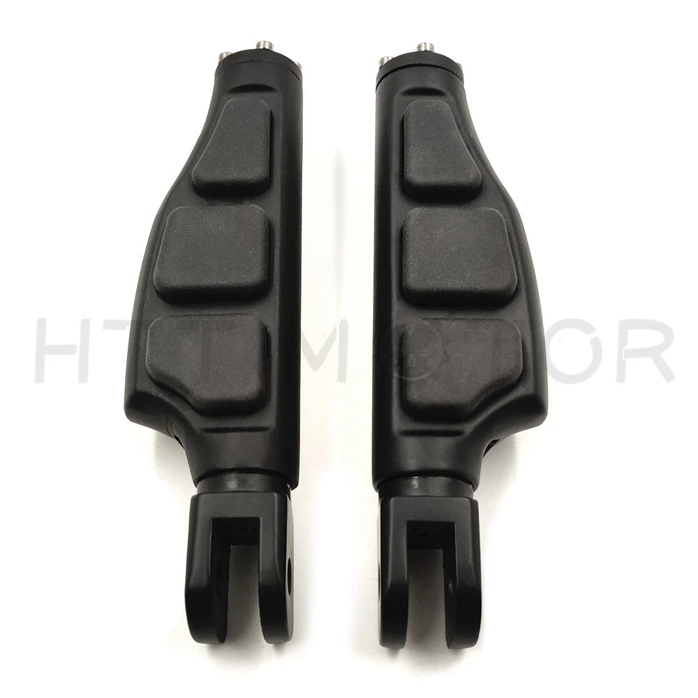 Black Flat Wing Footpegs for Harley FXBB FXBR FXBRS FXLR (2018–Present)