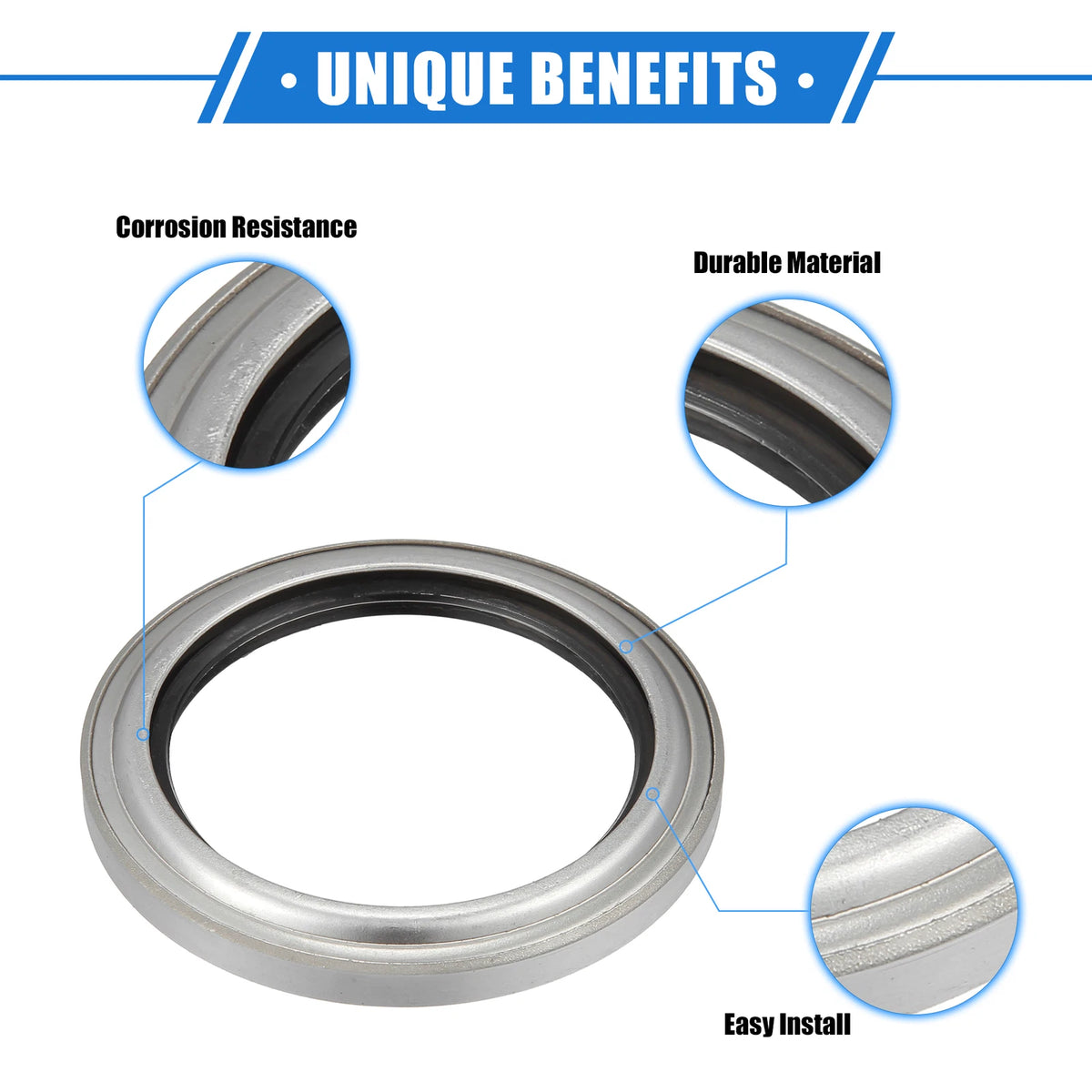 2X Engine Crankshaft Seal No. 9031170011 for Toyota Land Cruiser (1998–2007)