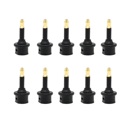 10Pcs Toslink Optical Audio Adapters for