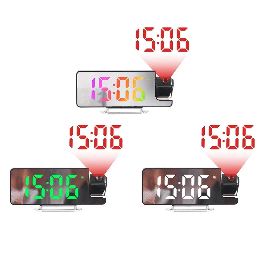 Alarm Clock with Temperature Display for Home Sensing (19.348.5cm)