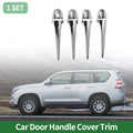 Car Door Handle Cover Trim for Toyota RAV4 (2013–2015) Silver Tone Front