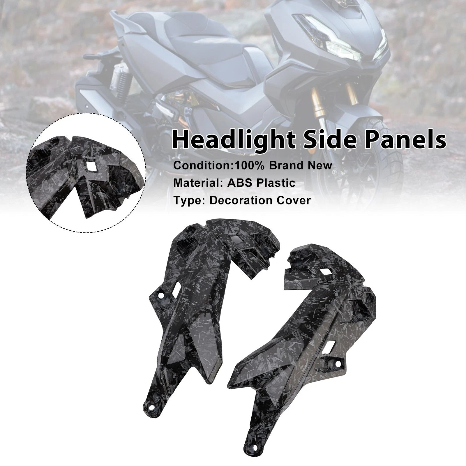 Headlight Side Panels Fairing for Honda ADV 350 (2022–2025)