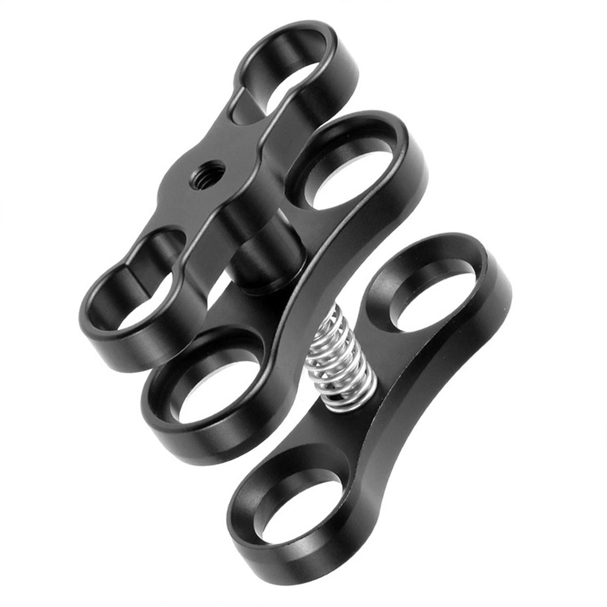 1-Inch Ball Butterfly Clip Lights Arm Bracket Holder Adapter for