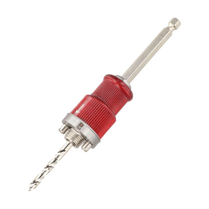 Hole Opener Rod for Woodworking with Quick Release and Self Lock Feature