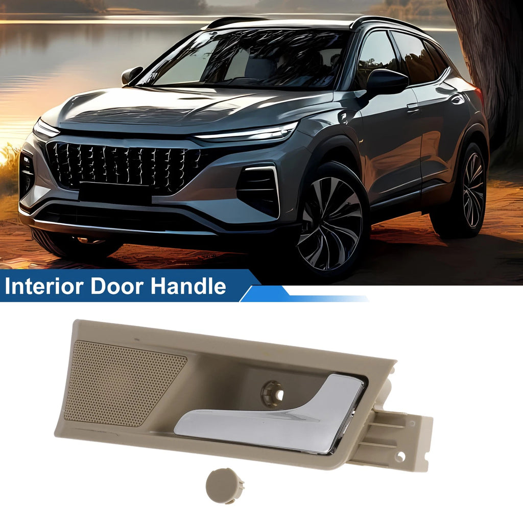 Front Driver Side Interior Door Handle for Roewe 350 (2012–2015) Beige Chrome