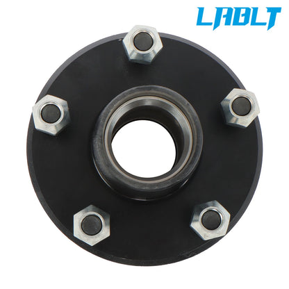 Set of 2 Trailer Hub Kit Assembly 2000lb 5x4.5 for 1-1/16" Axle