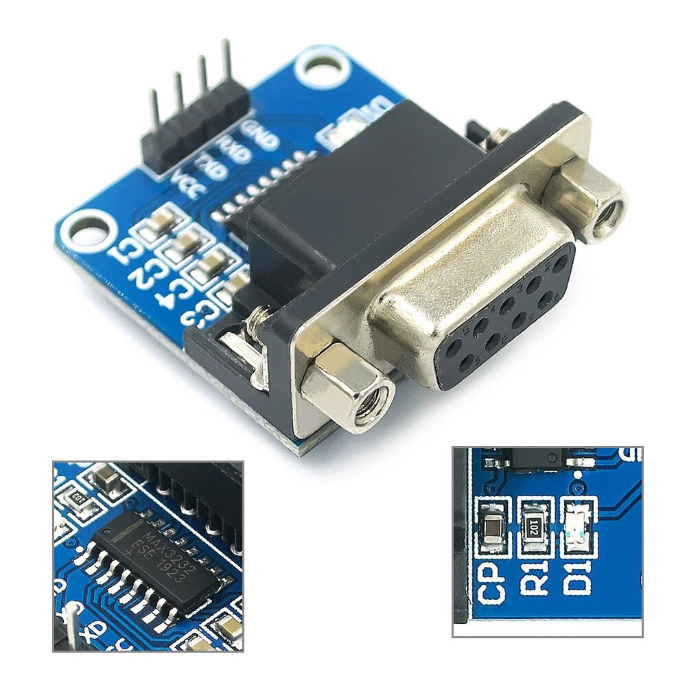 MAX3232 RS232 to TTL Serial Port Converter Module for DB9 Connector (6MA)