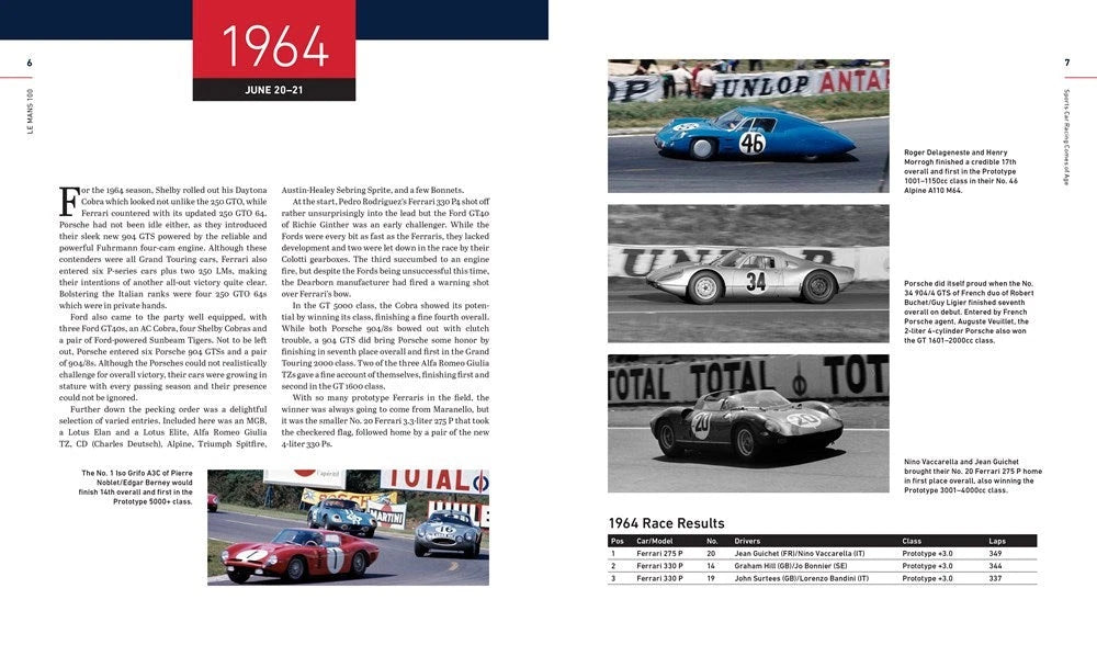 Le Mans 100 Book for Automotive Enthusiasts