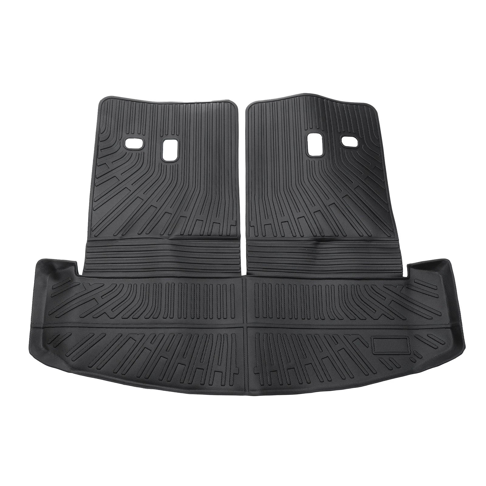 Cargo Liner Rear Trunk Mat TPE for Hyundai Santa Fe 2024–2025 Stripe Pattern