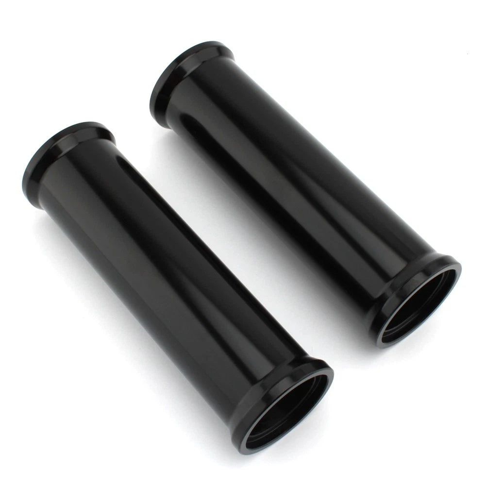 2 Pcs Motorcycle Front Fork Cover Aluminum Black Fit Harley 883 1200 2000-2021