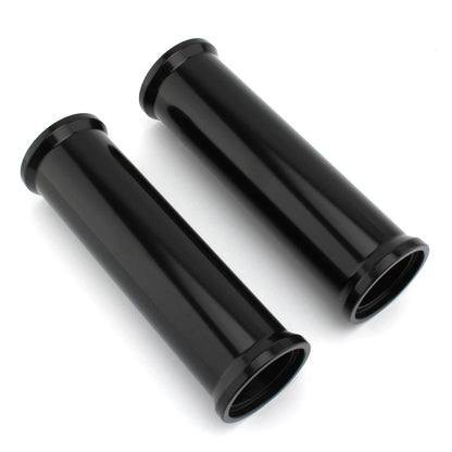 2 Pcs Motorcycle Front Fork Cover Aluminum Black Fit Harley 883 1200 2000-2021