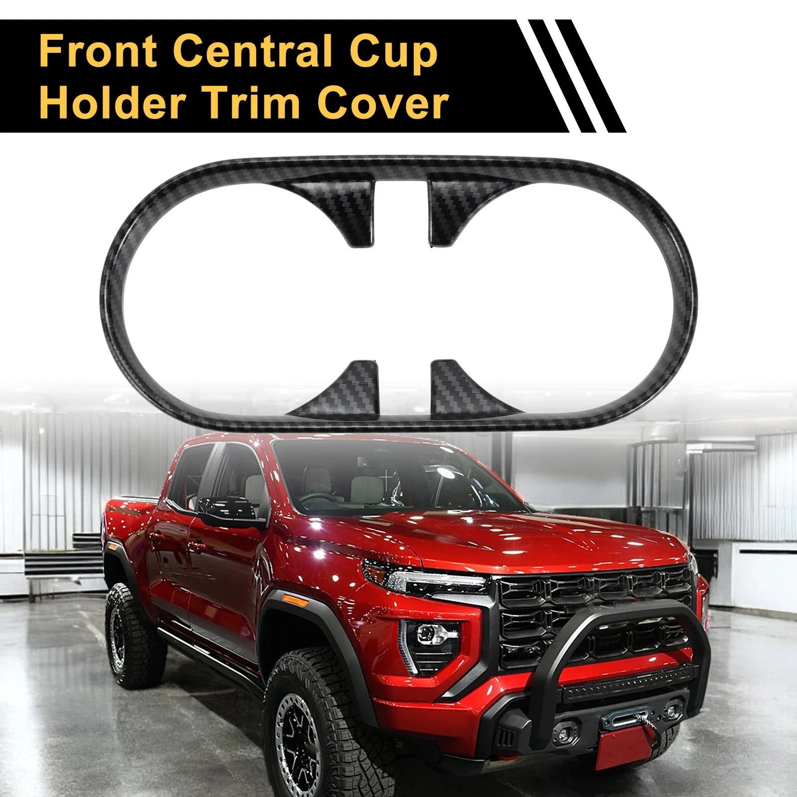 Front Central Cup Holder Cover Replacement for Chevy Colorado (2023–2024)