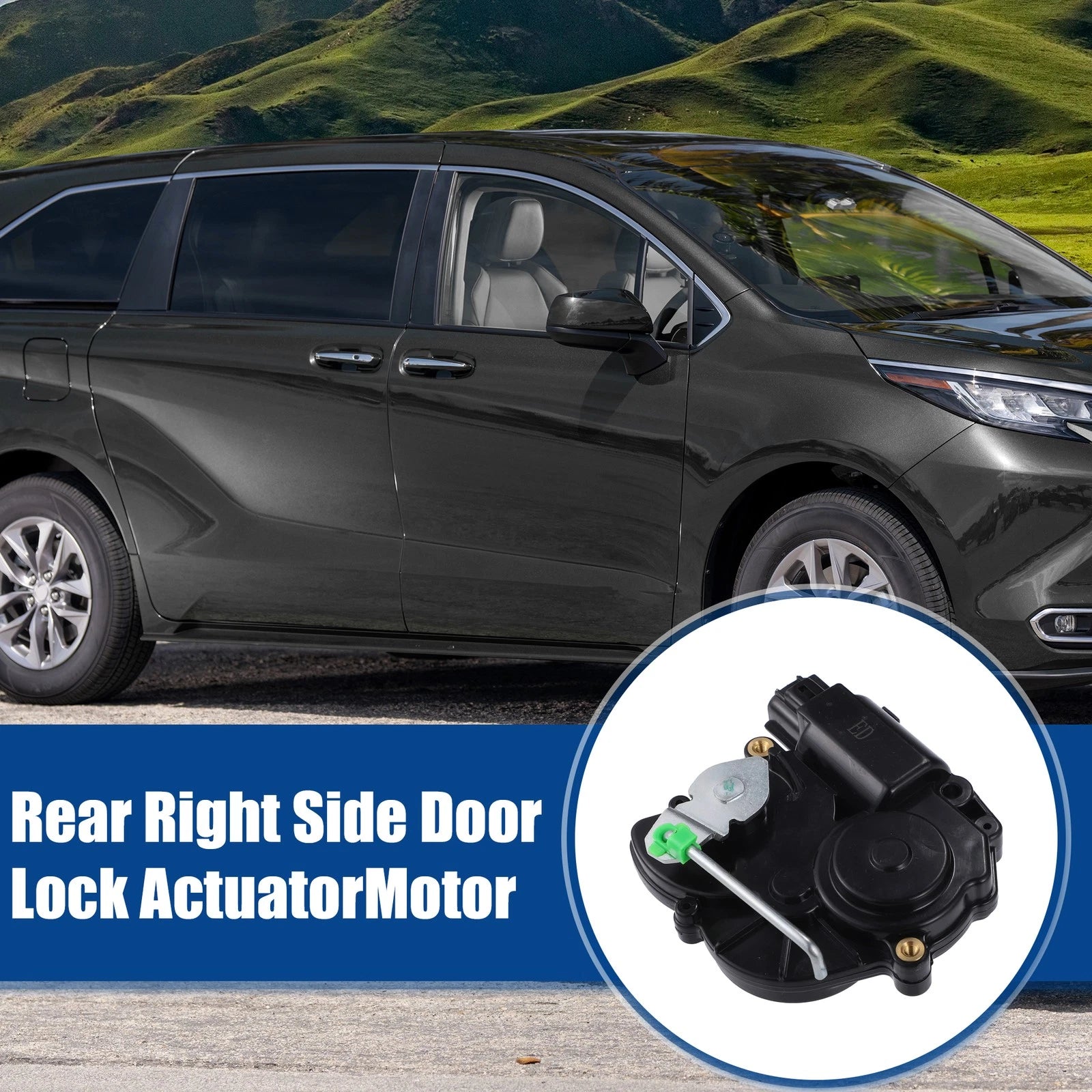 Rear Right Sliding Door Lock Actuator Replacement for Toyota Sienna (2011–2020)