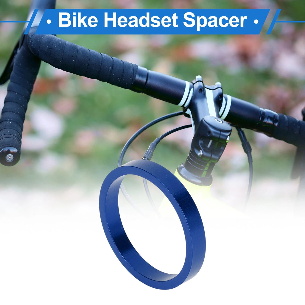Headset Spacer 5mm Front Stem Fork Washer for 1-1/8 Aluminum Blue (2018–2018)