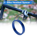Headset Spacer 5mm Front Stem Fork Washer for 1-1/8 Aluminum Blue (2018–2018)