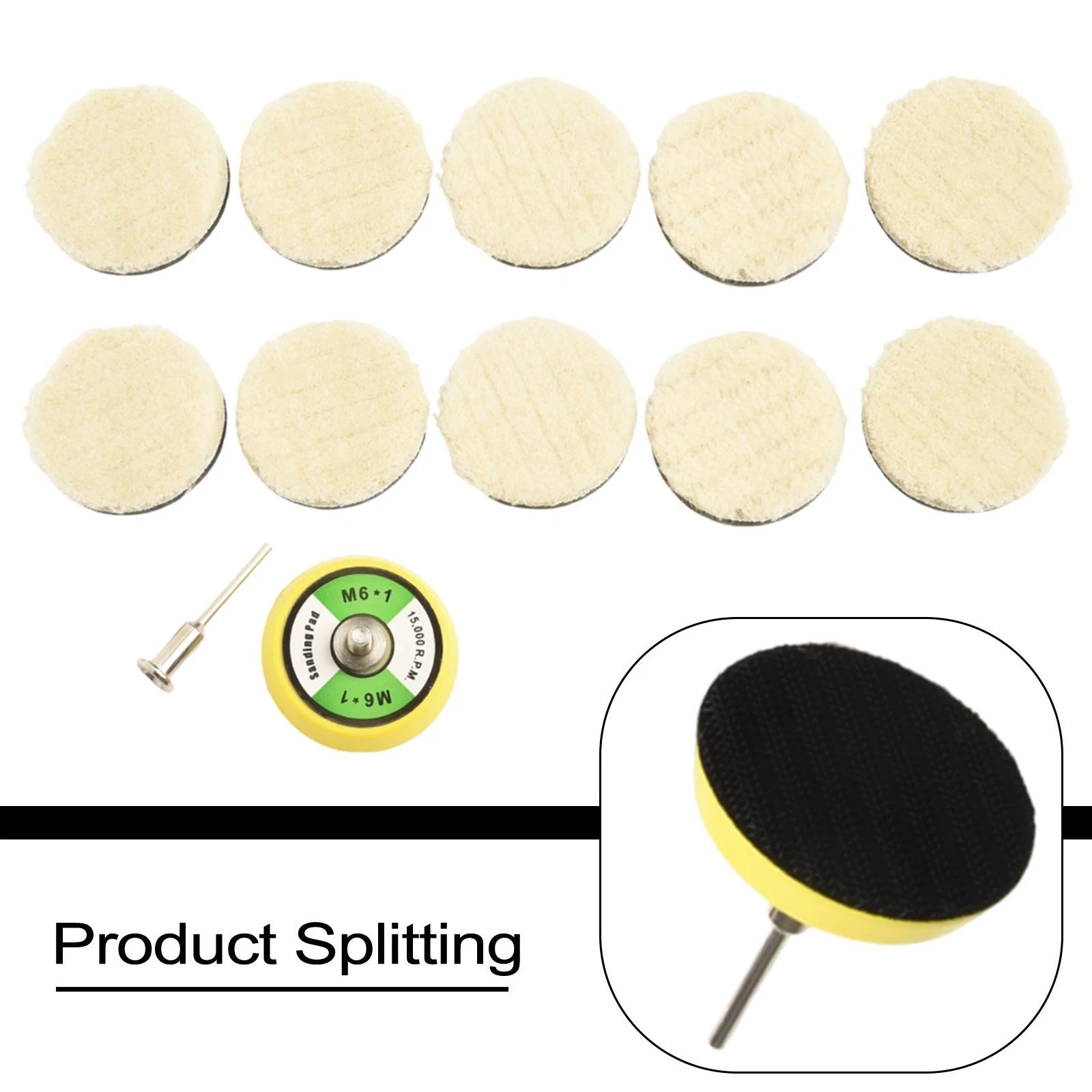 20Pcs Buffing Pads for Universal Use (Polishing Accessories)