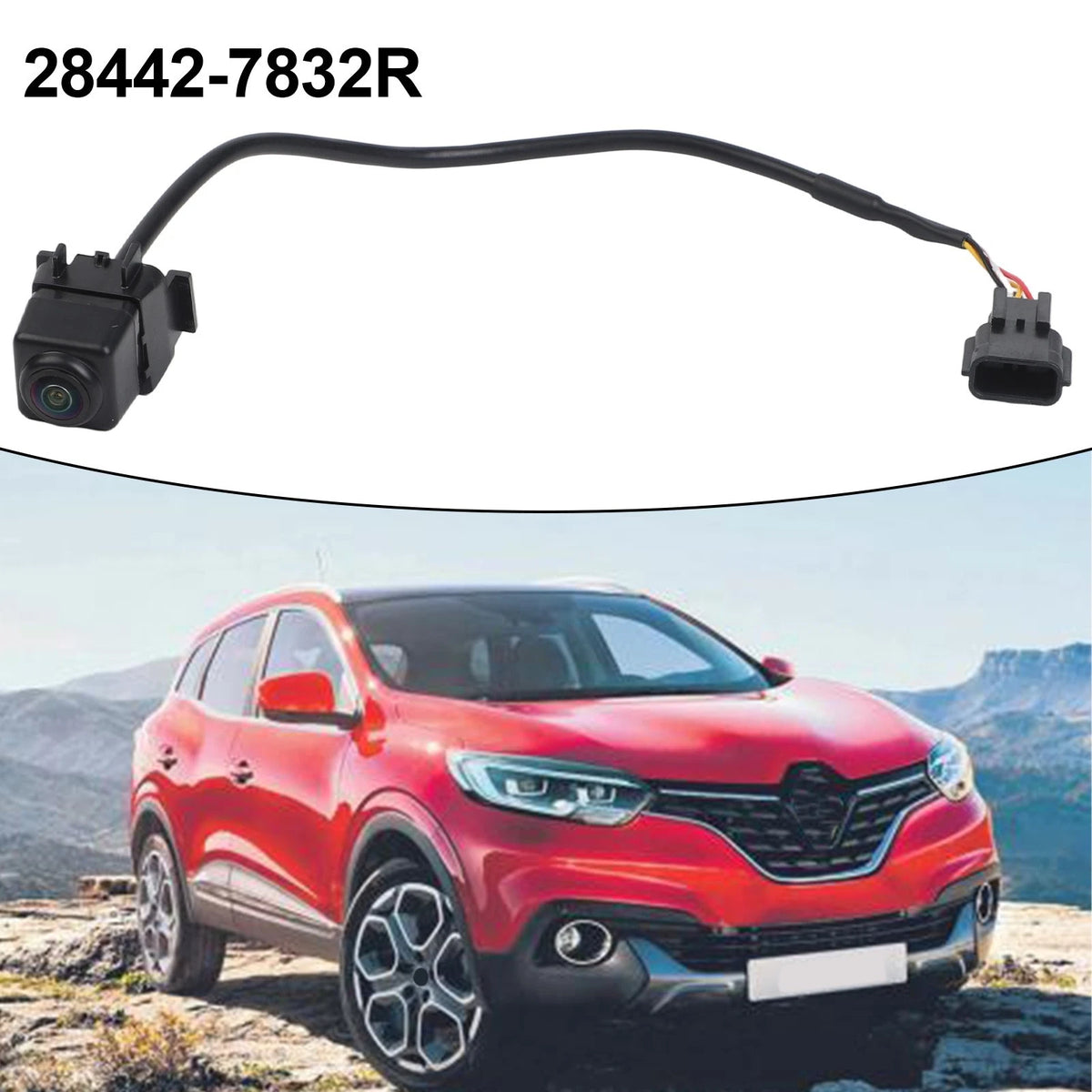 12V Rear View Camera for Compact Cars (2010–2023)