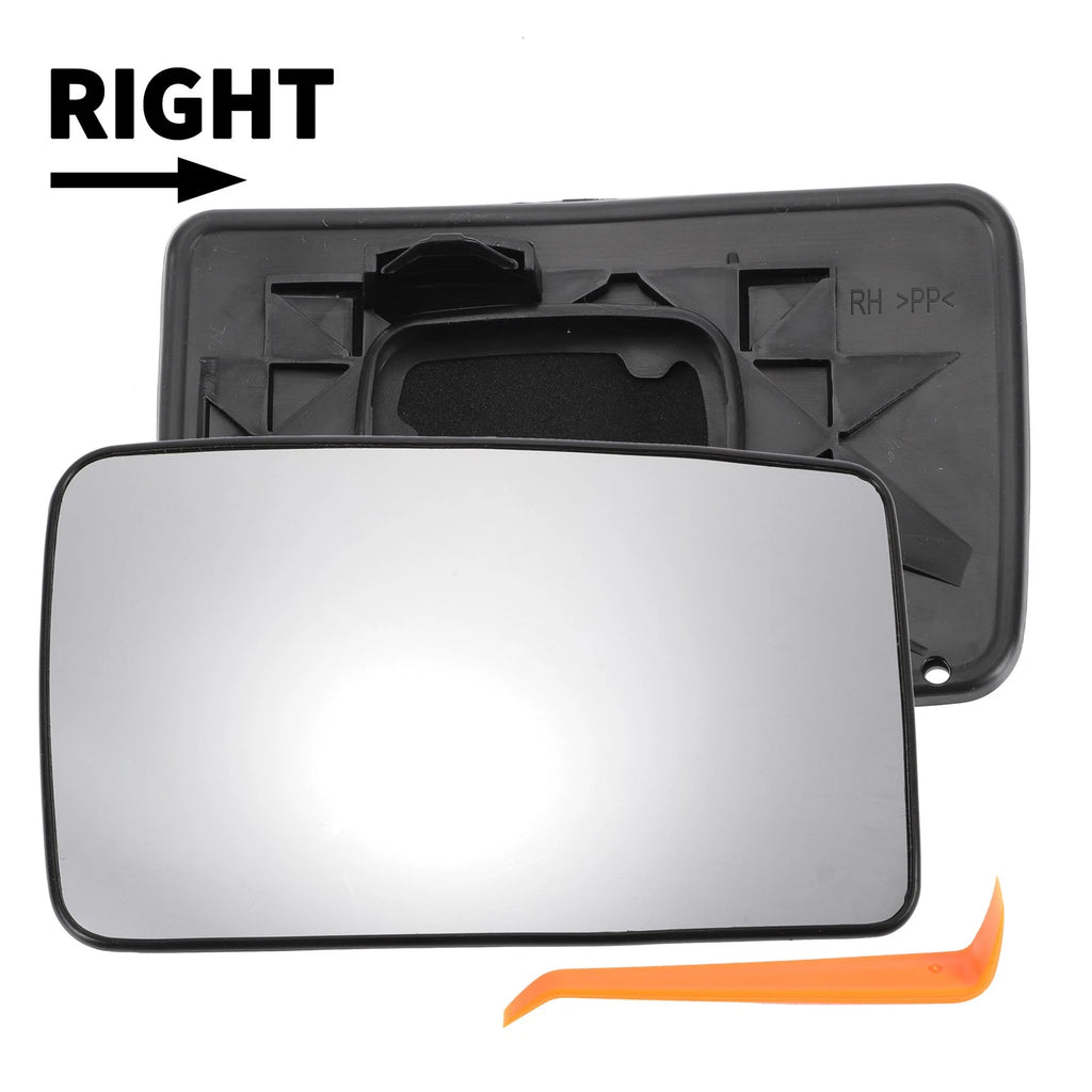 Right Passenger Side Mirror Glass Replacement for Ford (Non Heated)