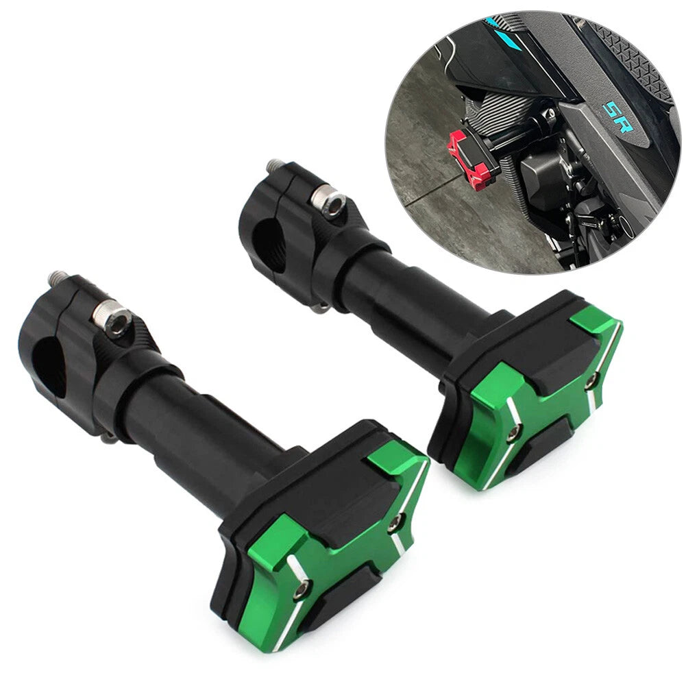 2X Engine Guard Crash Bar Frame Protector for Motorcycle (22-30mm)