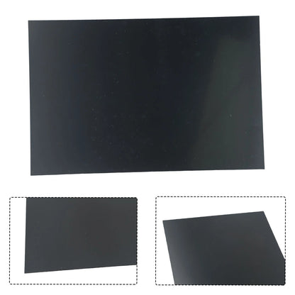 Black ABS Plastic Sheets Panel for DIY Model Craft (1mm/1.5mm/2mm Thick)