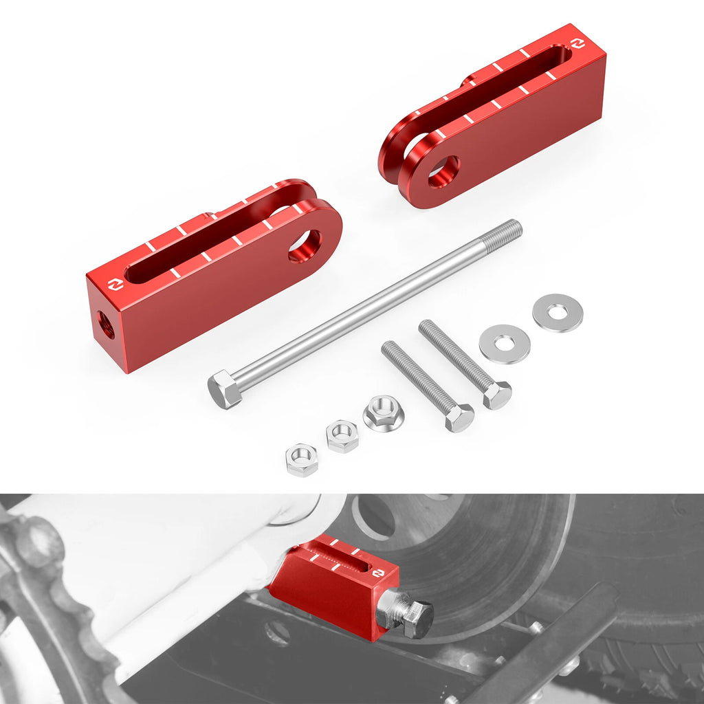 Axle Blocks Chain Adjusters for Yamaha Blaster (1988–2006)