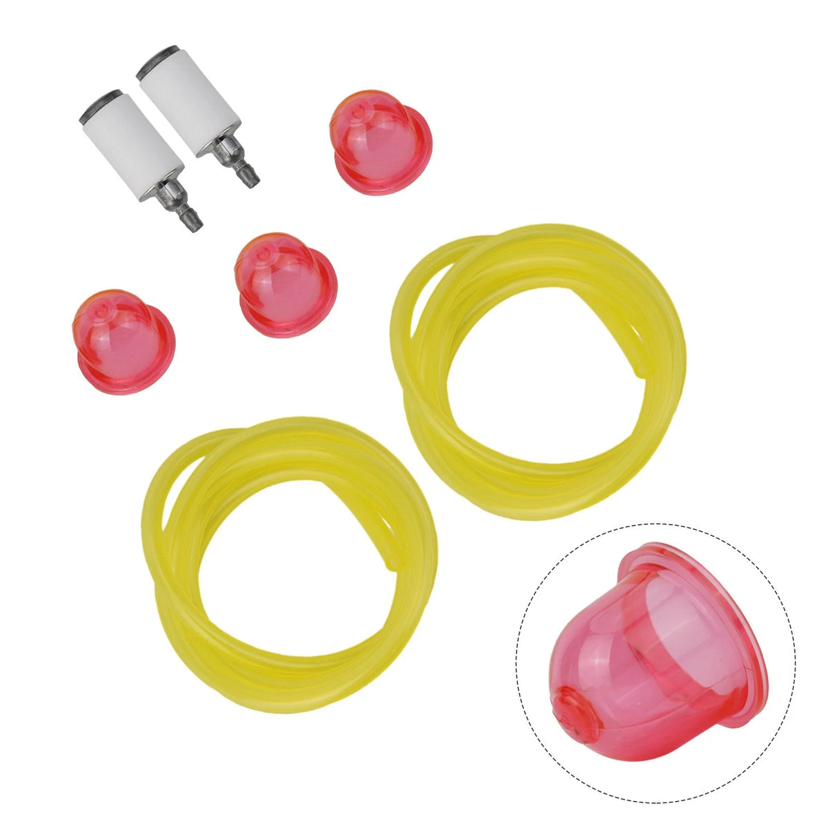 Fuel Pipe Hose Kit for Strimmers Chainsaws (Fits Most Models)