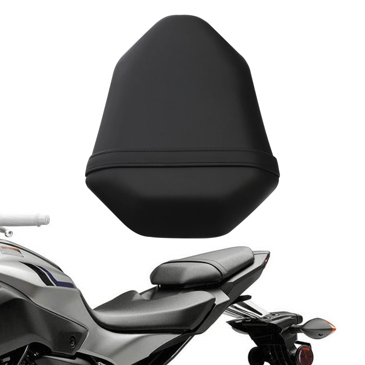 Rear Passenger Seat Pillion for Yamaha FZ07 (2014–2017) Black