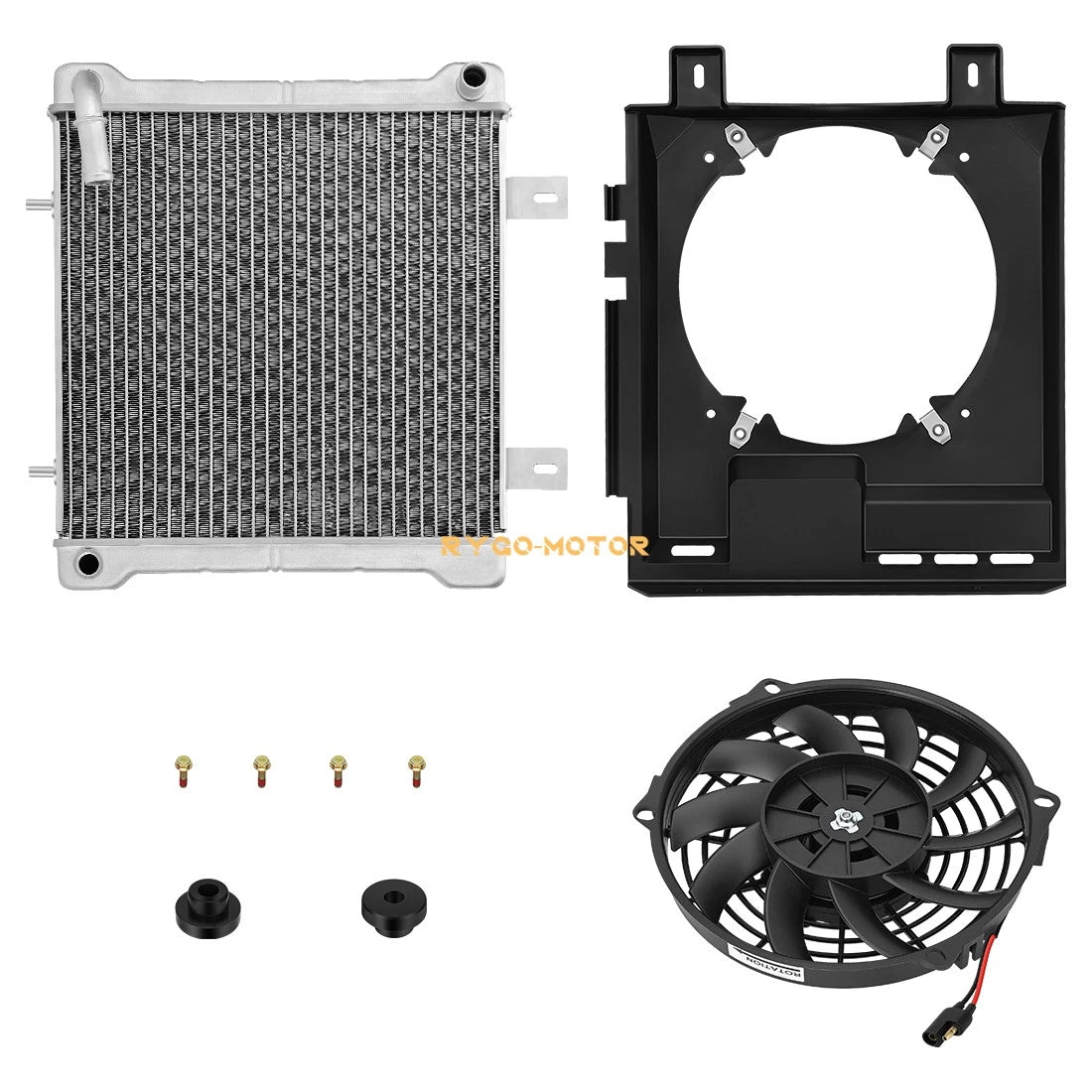 Radiator Fan Assembly for Polaris Sportsman 400 4X4 (2001–2004) / 2410123, 1240045