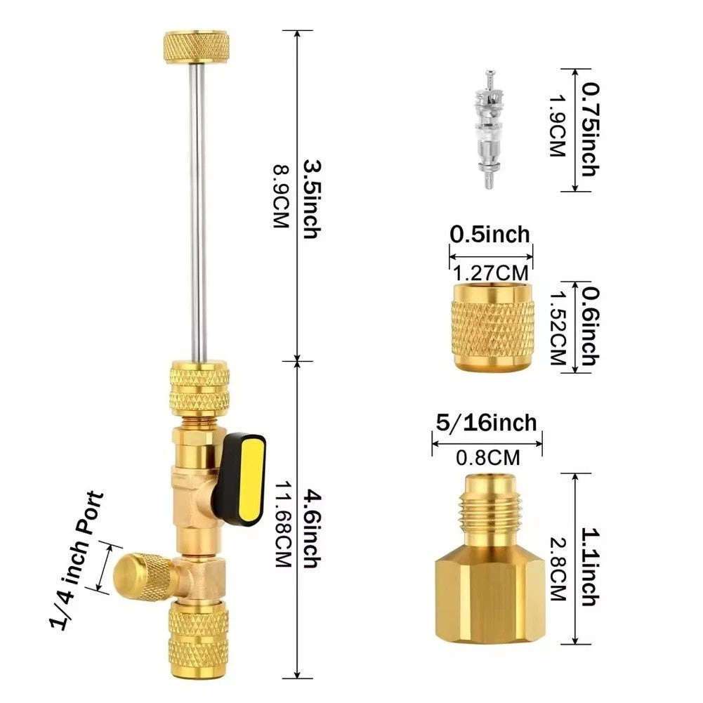 Air Conditioning Valve Core Tool Wrench for AC System Repair