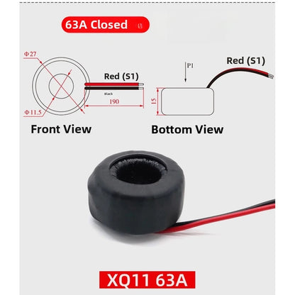 30-500A Ammeter with Built-in Current Transformer for Closed Coil Setup