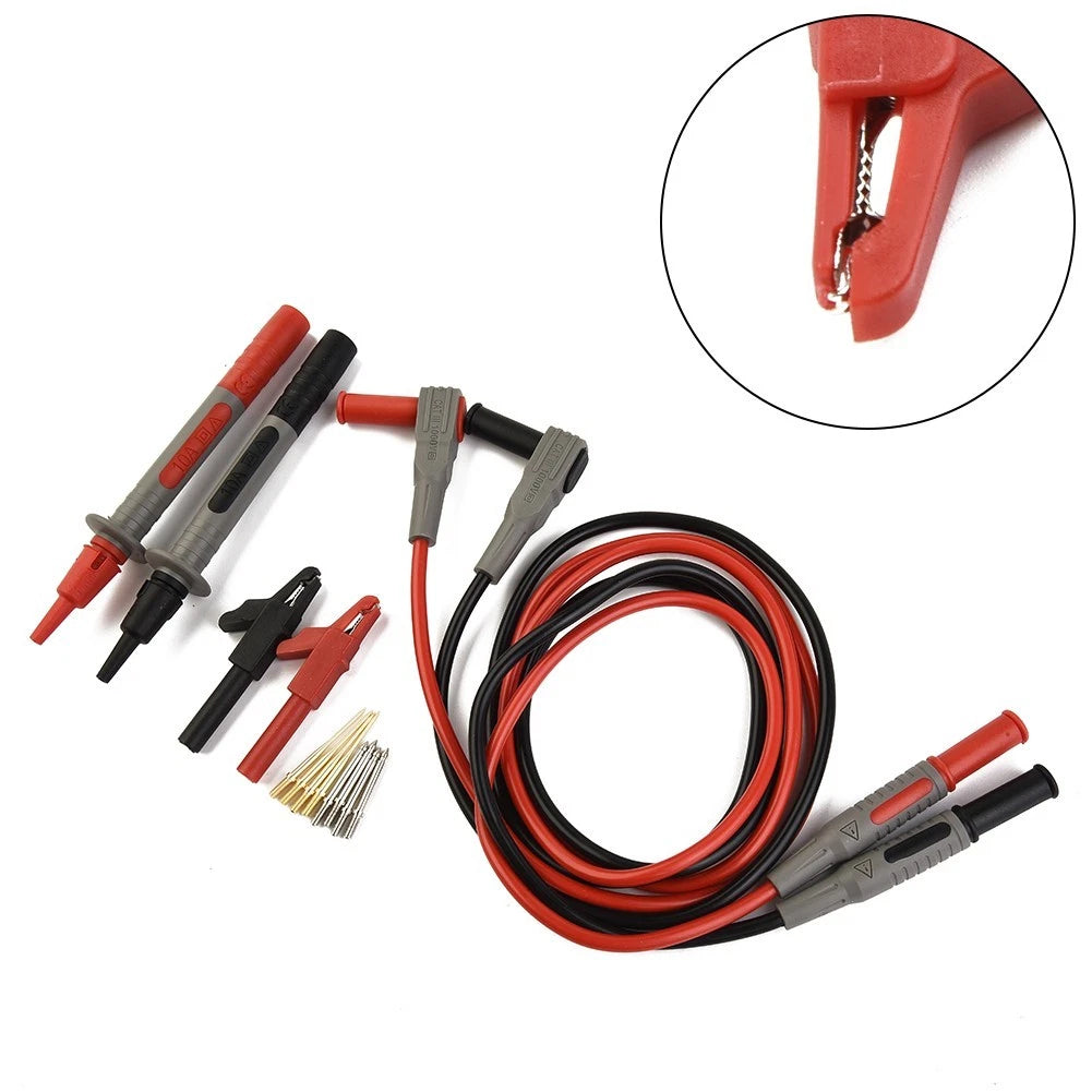 12 in 1 Multimeter Test Kit with 2mm Probes and Premium Clips