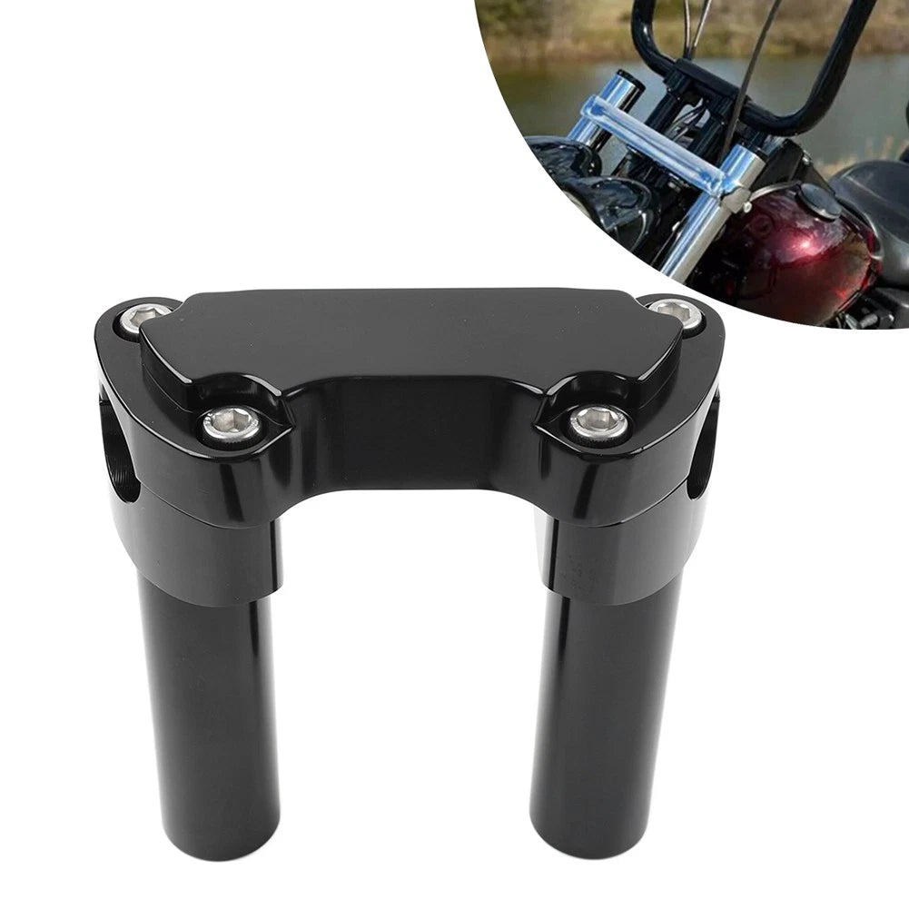 Handlebar Riser Top Clamp Mount for Harley Sportster Dyna Softail Road King