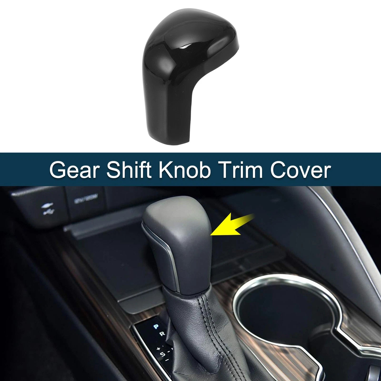 Gear Shift Knob Cover Replacement for Toyota Camry Corolla Avalon (2019–2025)