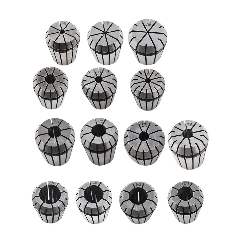 14Pcs ER32 Spring Collet Set for CNC Milling Lathe Engraving Machine
