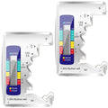 2X Digital LCD Battery Tester for AA AAA C D 9V Button Cell Types